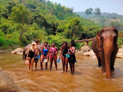 Fergio, Valentina and Ndeye and friends. | Chiang Mai Trekking | The best trekking in Chiang Mai with Piroon Nantaya